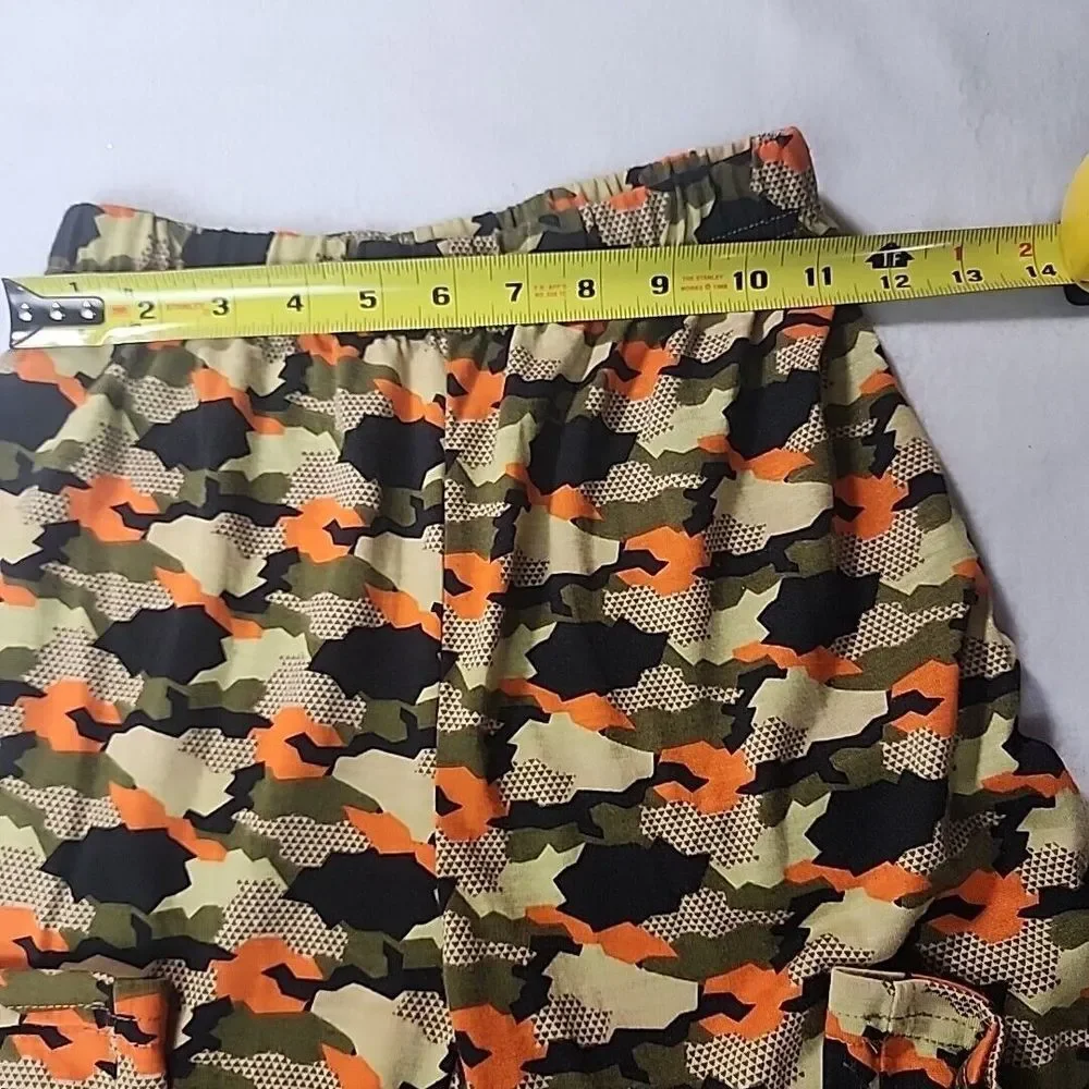 Falls Creek Boys Size Medium‎ Pajama Set Camouflage Wolf 2 Piece Set Long sleeve